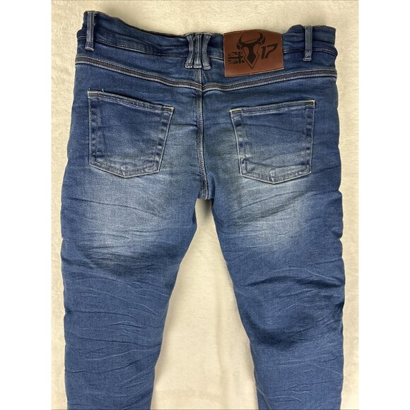 Bull-it Jeans Women’s Sz 6 SR6 Ocean 17 Slim Straight Cover Motorcycle NWT - Picture 9 of 12